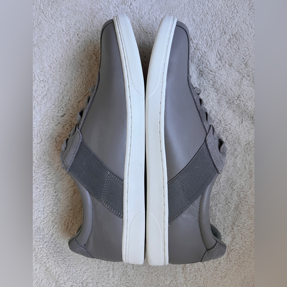 Vionic Light Gray Lono Casual Leather Sneakers Men Size 10 - Picture 5 of 8